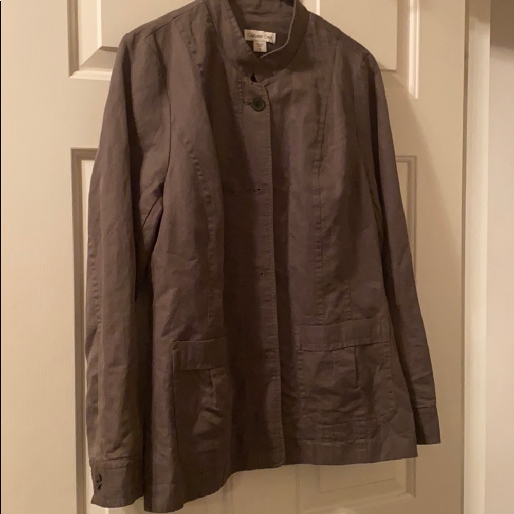 Coldwater Creek Buttoned Down Jacket